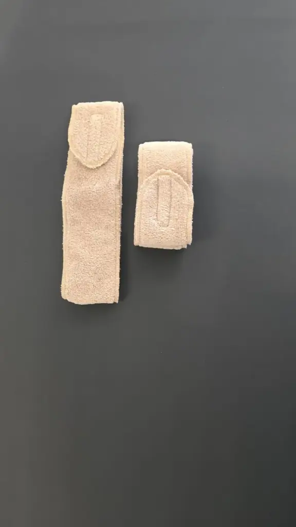 [6154328920930] Bandeau-Kopfbandage Premium für Schönheitssalons (Anthrazit)