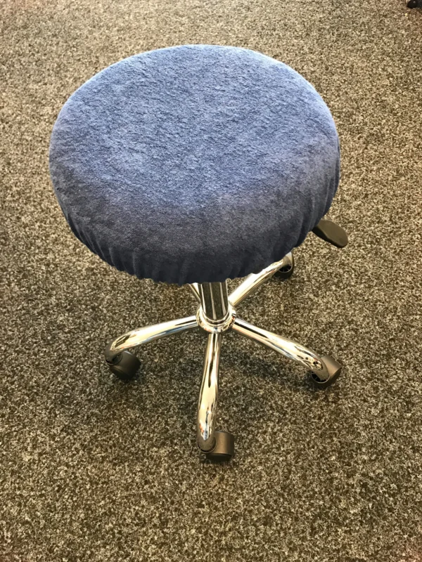 [6153700176118] Bezug für Massagestuhl (oder Sattel) aus Frottee (Schwarz)