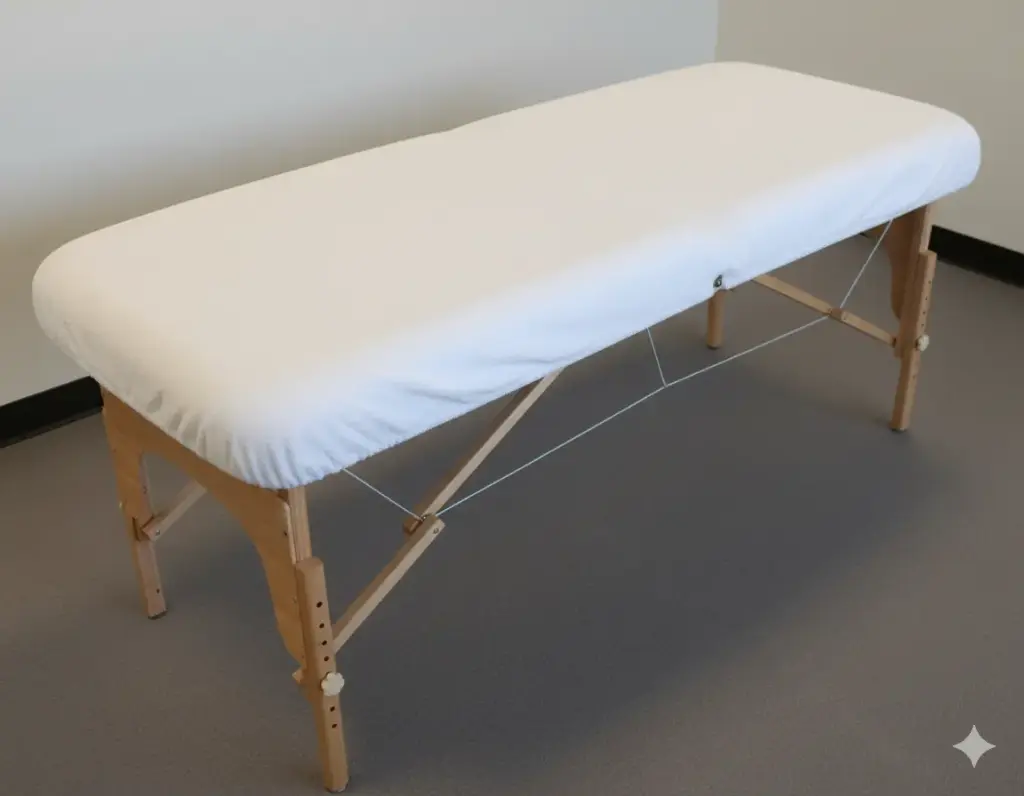 [9506478278664] Oliebestendige hoes voor massagetafel Ideaal voor Lomi Lomi & Ayurveda