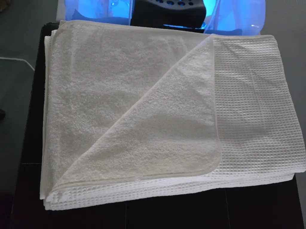 Luxe Dubbelzijdige Wafel/Badstof Afdekdeken - Twee in Eén Comfort